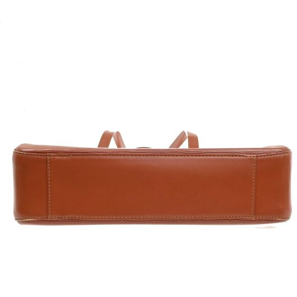 LOUIS VUITTON LV Logo Voltaire Hand Bag Epi Leather Brown Spain M52433 87EF521 - Picture 3 of 16